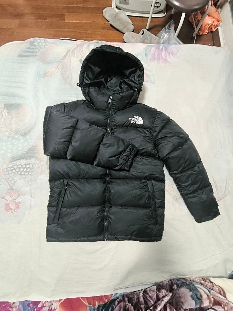 THE NORTH FAC E black ダウンジャケット, S