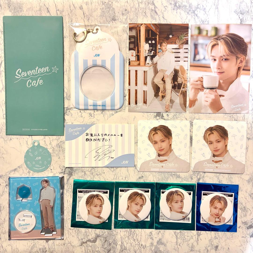 SEVENTEEN カフェ　summer JUN ジュン　2023 缶バッジ
