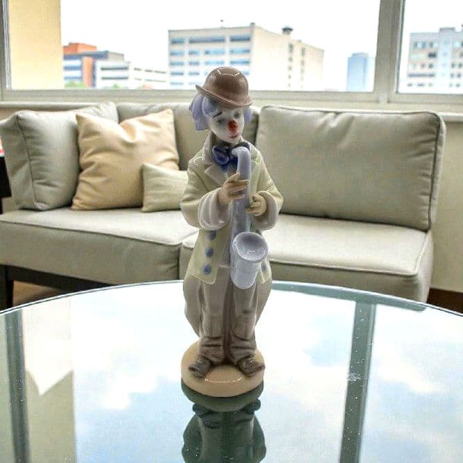 【美品】リヤドロ LLADRO No.5471「悲しきサックス」置物
