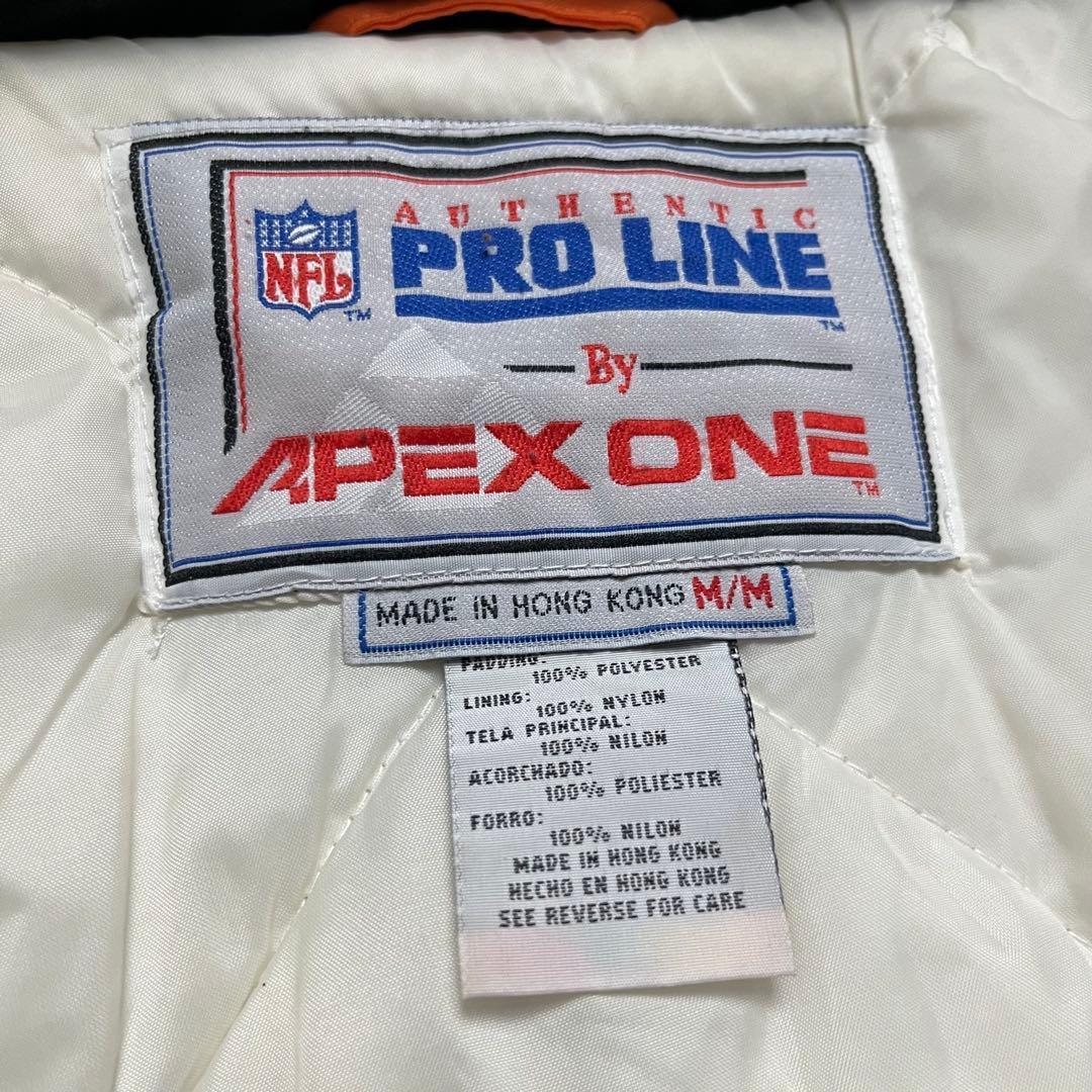 90s NFL ブラウンズ 中綿ジャケット ヴィンテージ チームロゴ刺繍