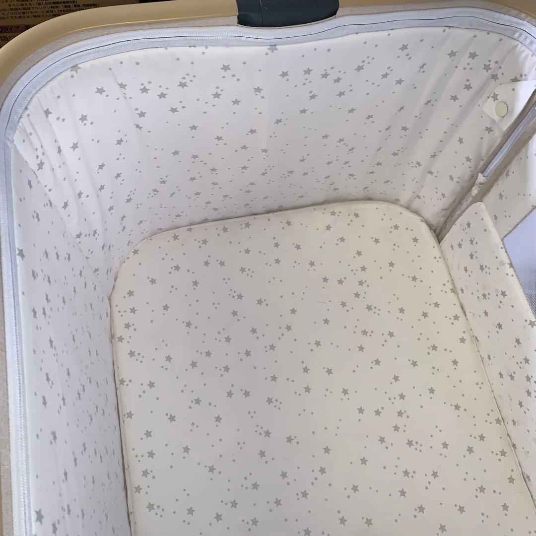 11h32 HZDMJ ベビーベッド ベージュ25年4月購入品