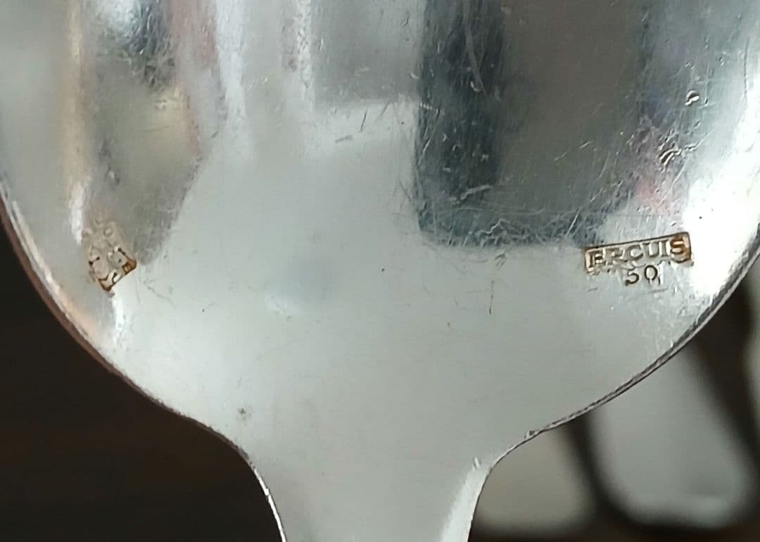 フランス エルキューイ シルバーカトラリーセット/フォーク/ナイフ/スプーン