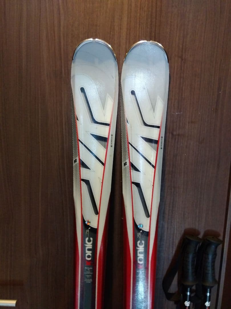 美品【ハイエンド】K2 163/男女兼用/スキーセット・メンテ・WAX済✔