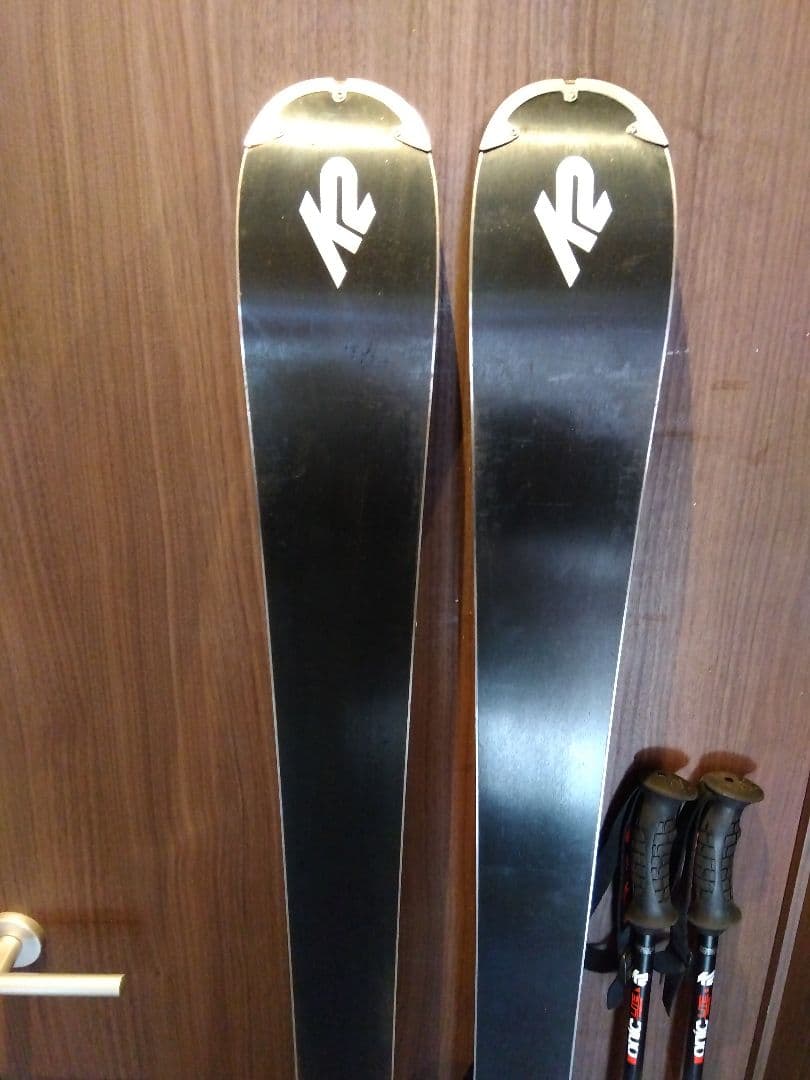 美品【ハイエンド】K2 163/男女兼用/スキーセット・メンテ・WAX済✔