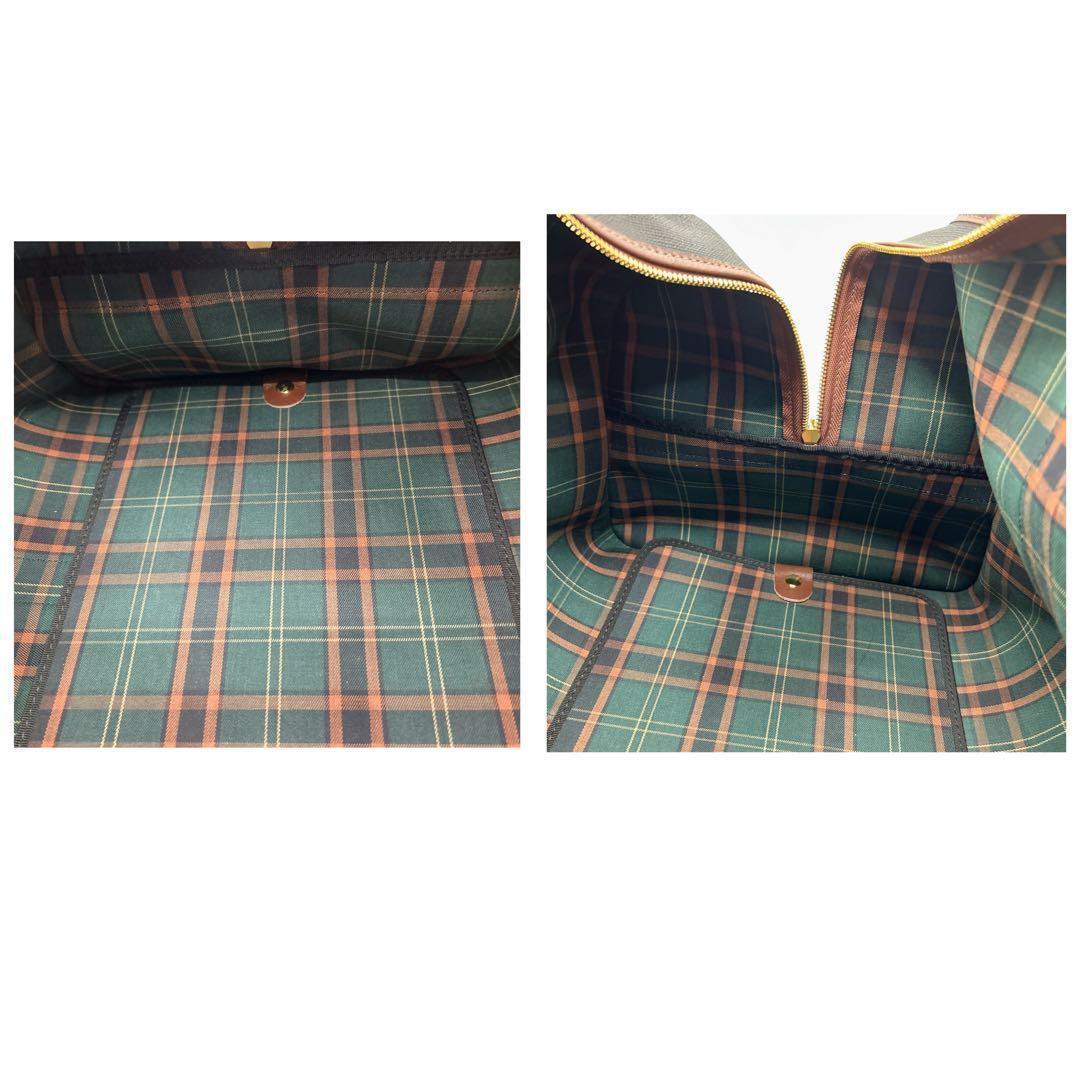 dunhill PVC×レザーボストンバッグ 大容量旅行 50cm英国クラシック