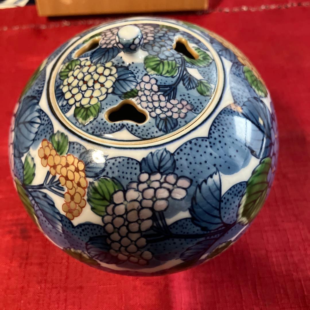 m*a様 村上玄輝　香炉 蓋付き　紫陽花