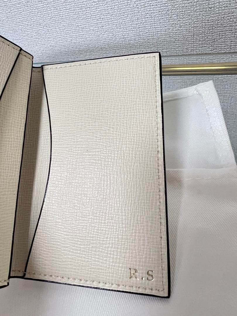 新品　Valextra 名刺入れ ホワイト