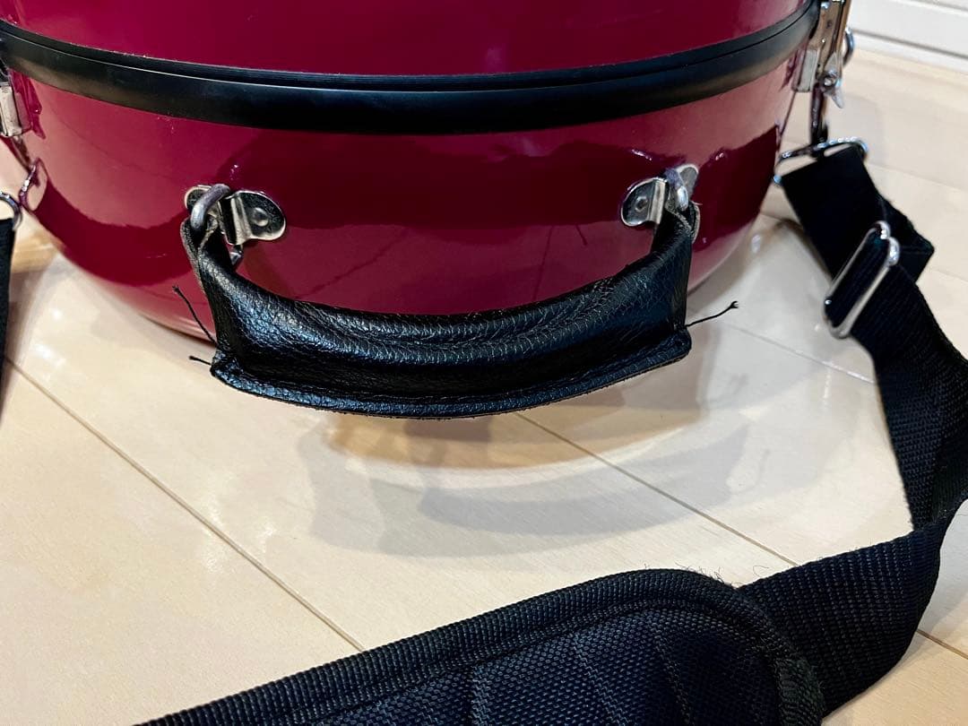 フレンチホルンケース バーガンディ　ワイン色