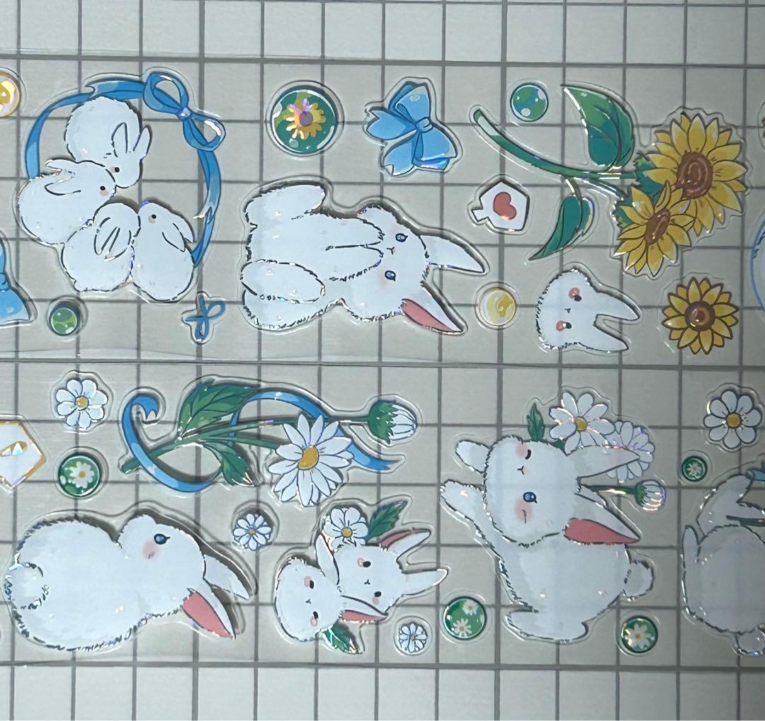 幸伝兎 シール式 海外マステ 切り売り