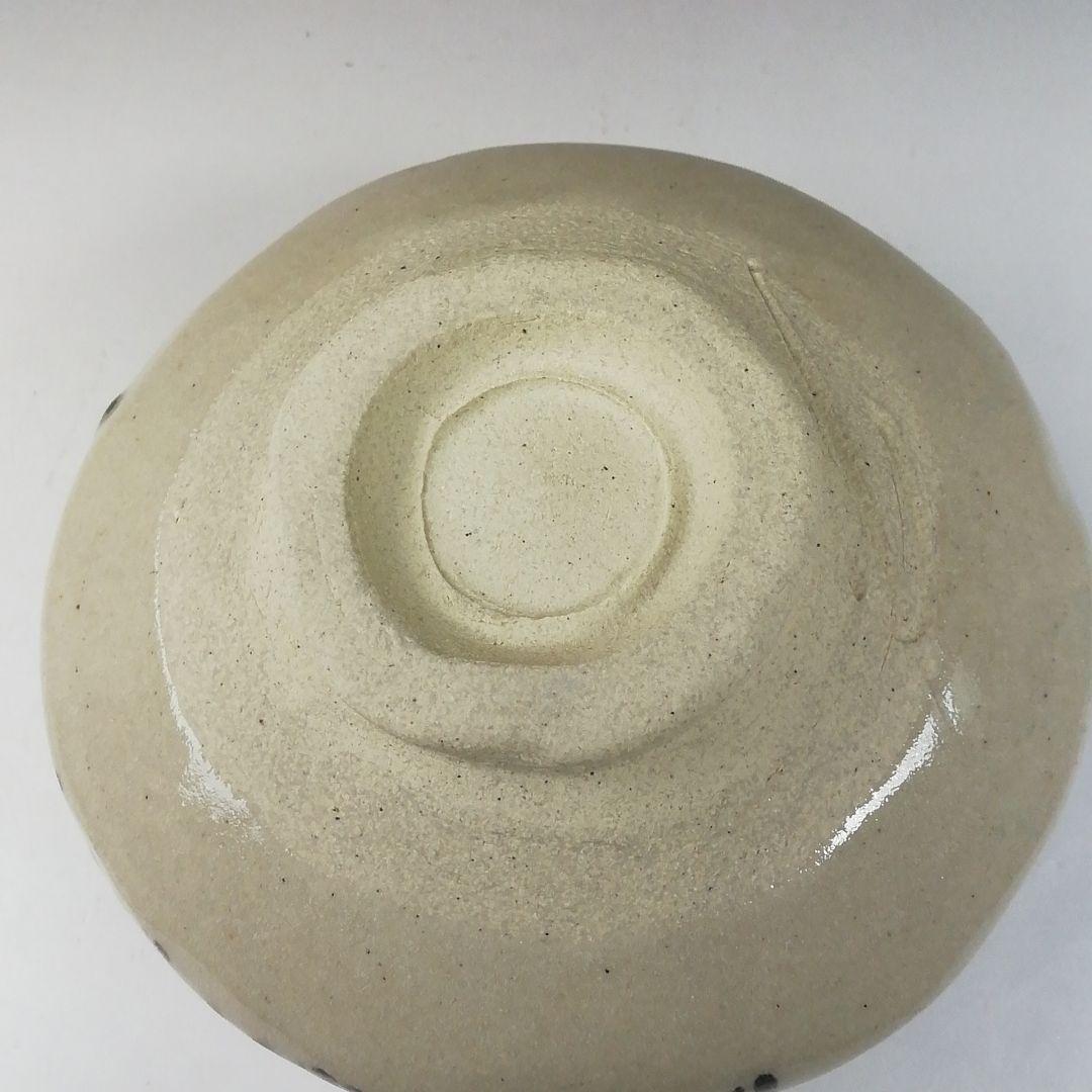 Ｔ７８５　茶碗　『織部茶碗』『菊泉窯　田中源彦 作』　共箱　抹茶碗　茶道具