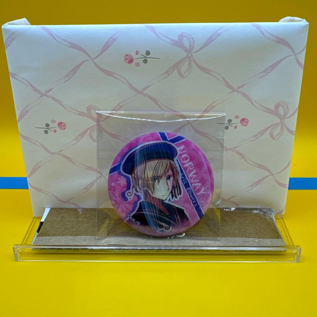 ① ヘタリア ノルウェー 文教堂・アニメガ限定チェンジング缶バッジ