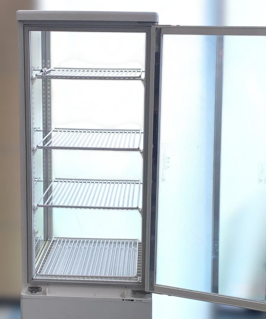サンデン 業務用縦型冷蔵ショーケース AGV-90X-E キャスター付 100V