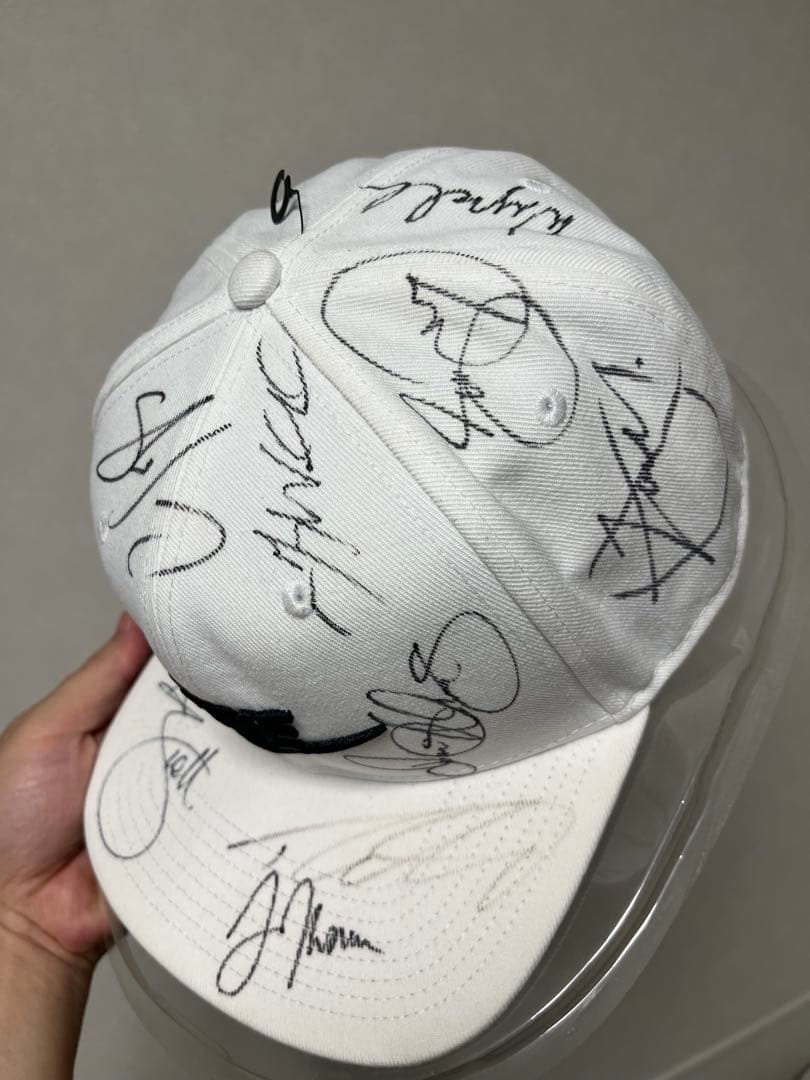 NIKE ローリーマキロイ他サイン入りホワイトキャップ