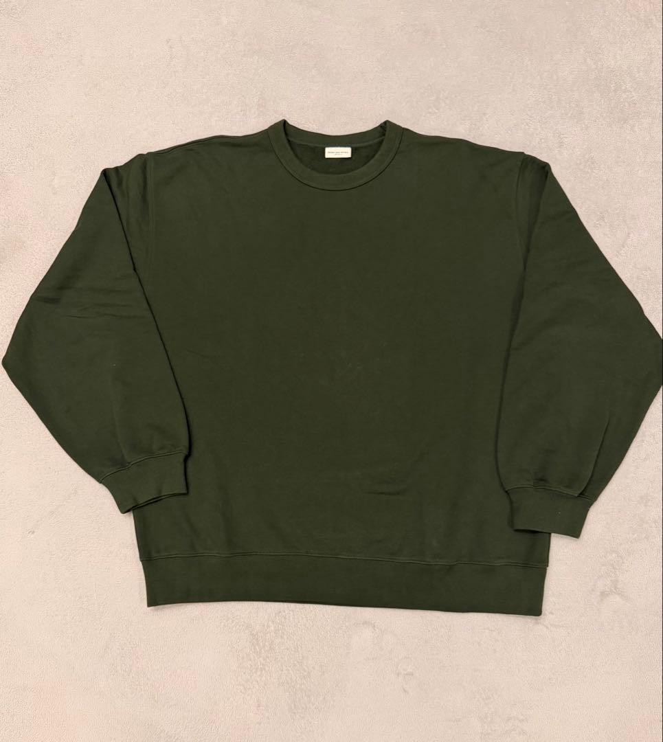 DRIES VAN NOTEN ドリスヴァンノッテン ダークグリーン スウェット