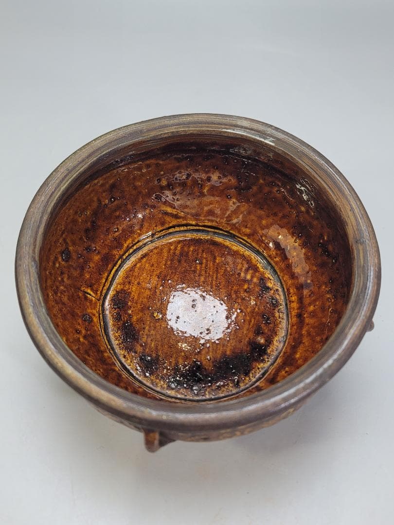 茶道具 唐物 コウチ 平水指 蓋物 骨董品