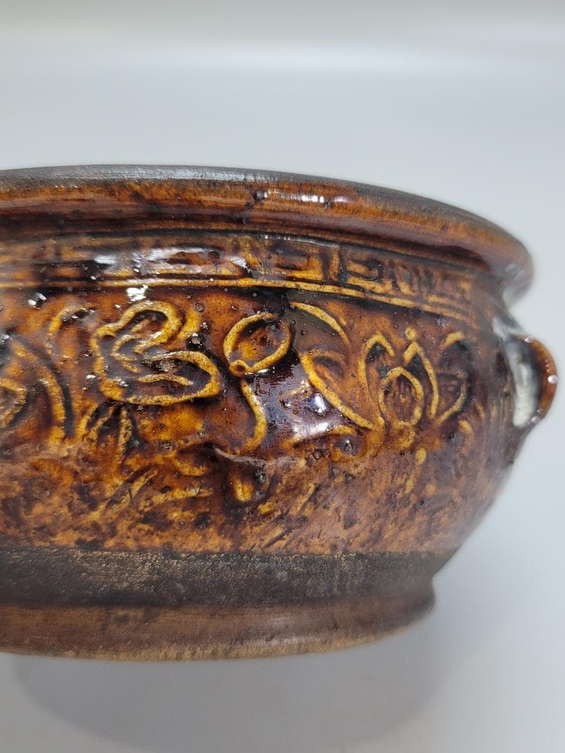 茶道具 唐物 コウチ 平水指 蓋物 骨董品