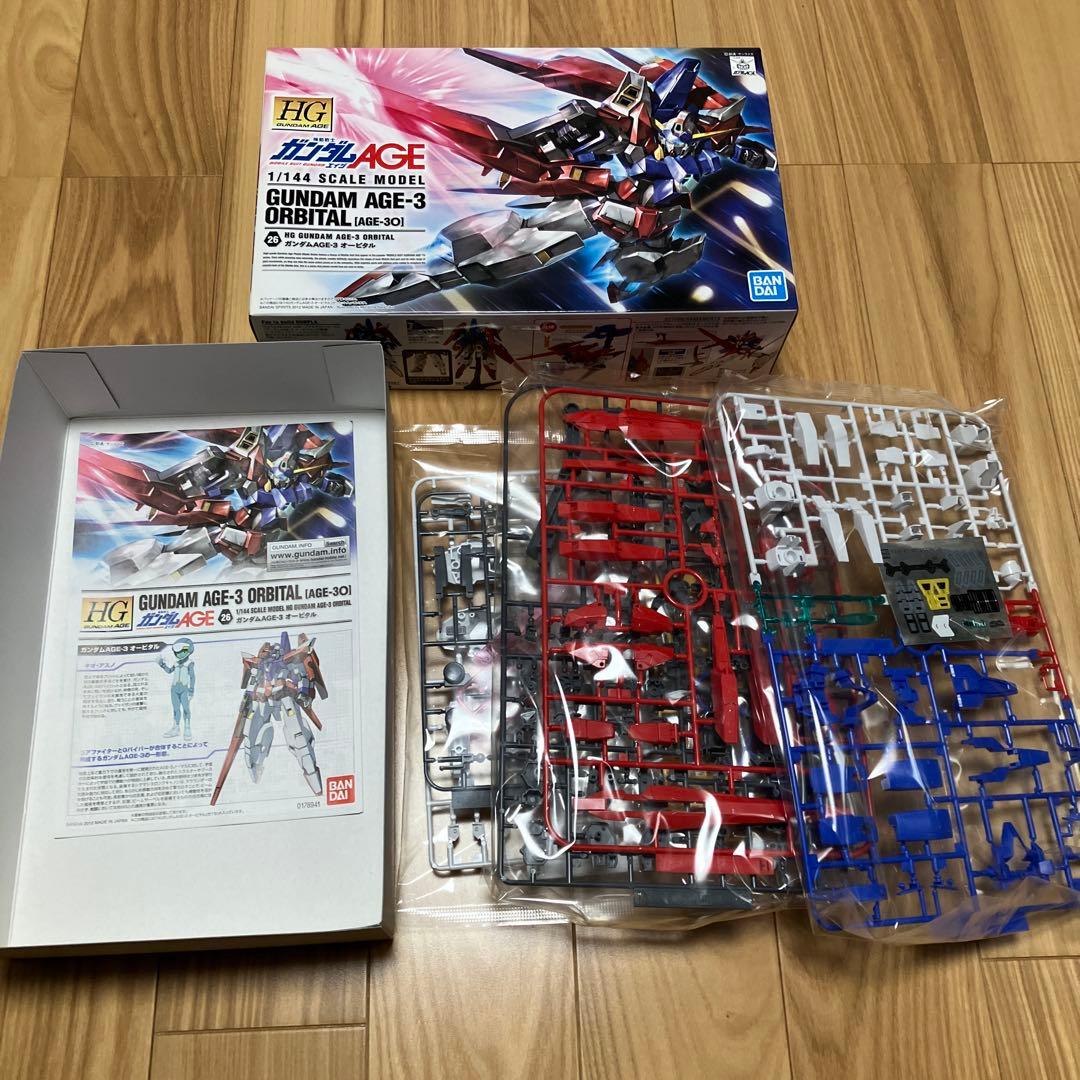 HGガンダムAGE-1 2 3 フォートレス オービタル FX ダークハウンド