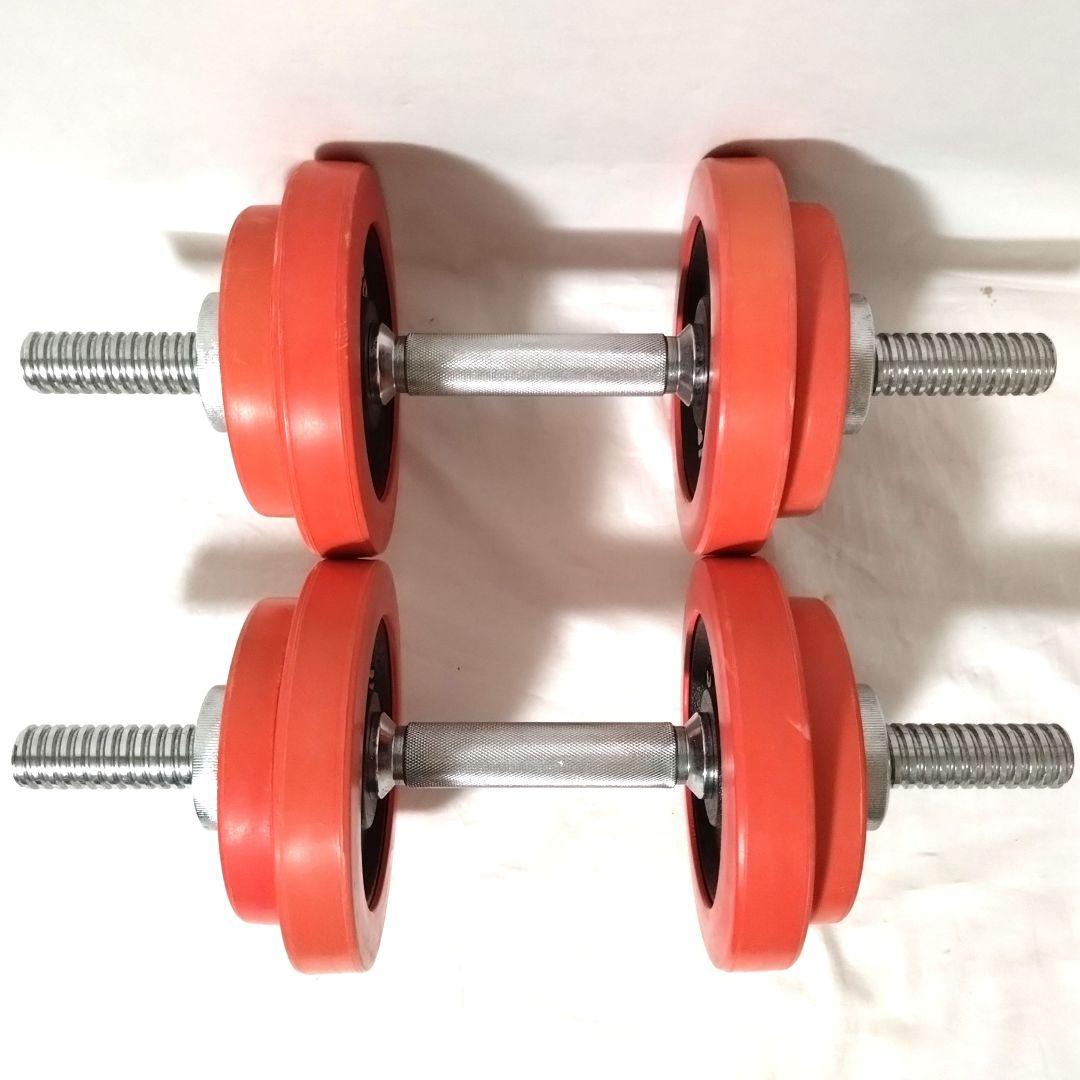 IROTEC　ラバー ダンベル 20kg セット　片手10kg×2個セット