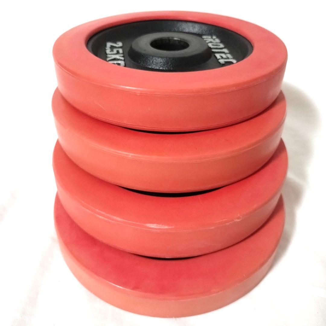 IROTEC　ラバー ダンベル 20kg セット　片手10kg×2個セット