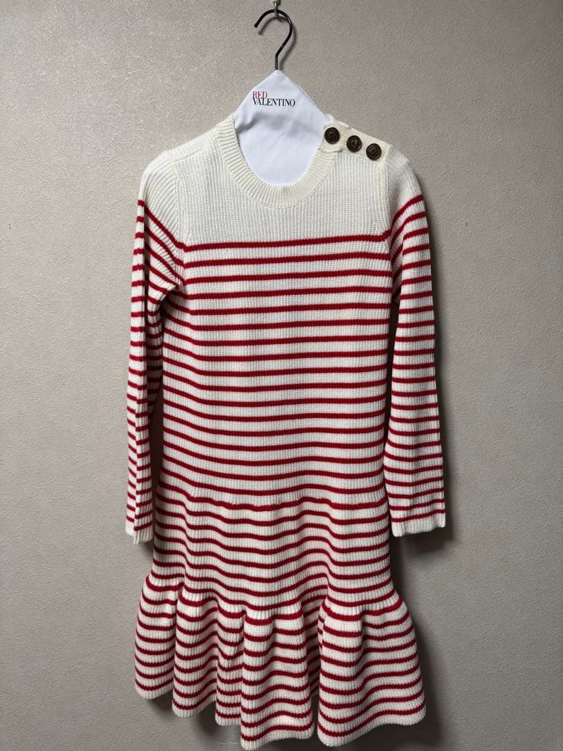 RED VALENTINO ニットウール　ワンピースS