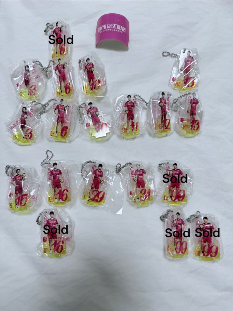 東京グレートベアーズ ベアガチャ 25-26 会場限定 アクリススタンド