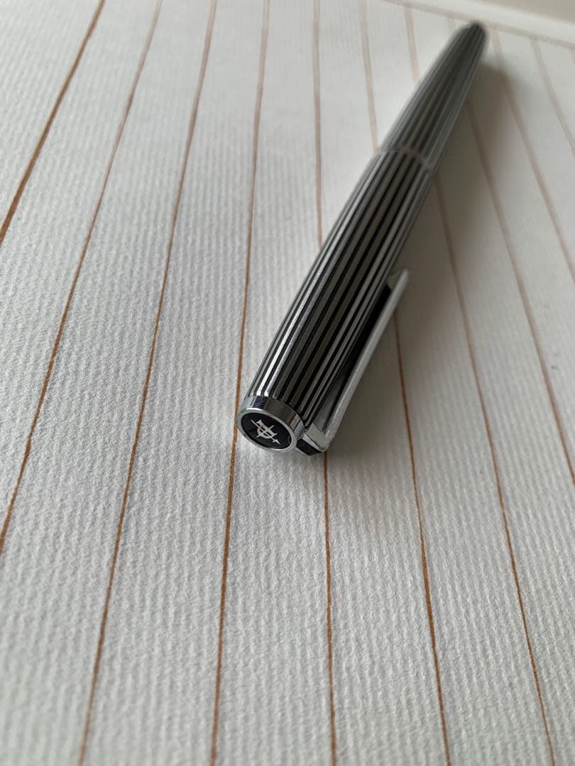 パイロット カスタム 蝕刻 18Kホワイトゴールドペン先 万年筆