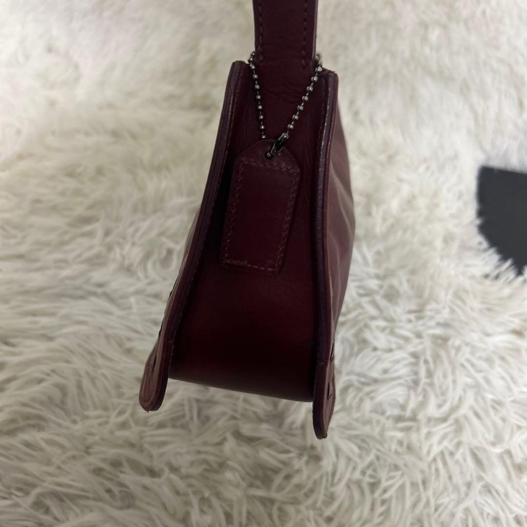 【極美品】オールドコーチ ハンドバッグ ワンショルダー ボルドー