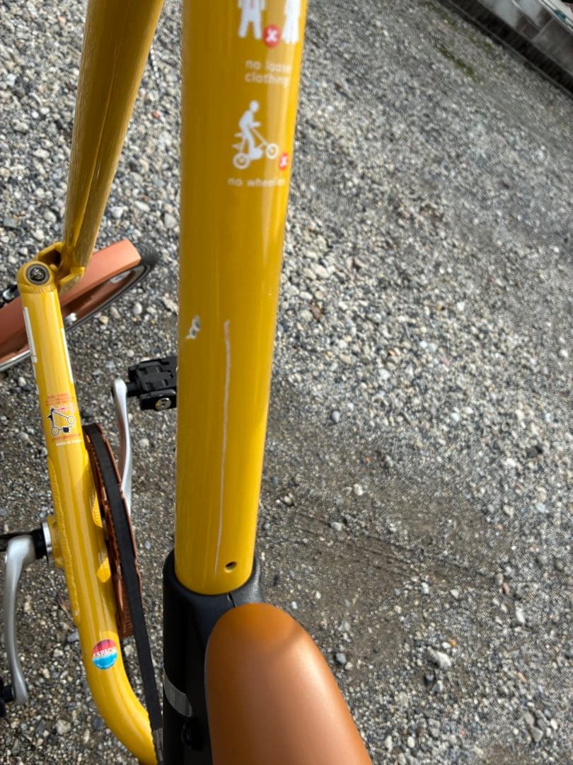 送料込　ストライダ　自転車　イエロー　美品　strida5