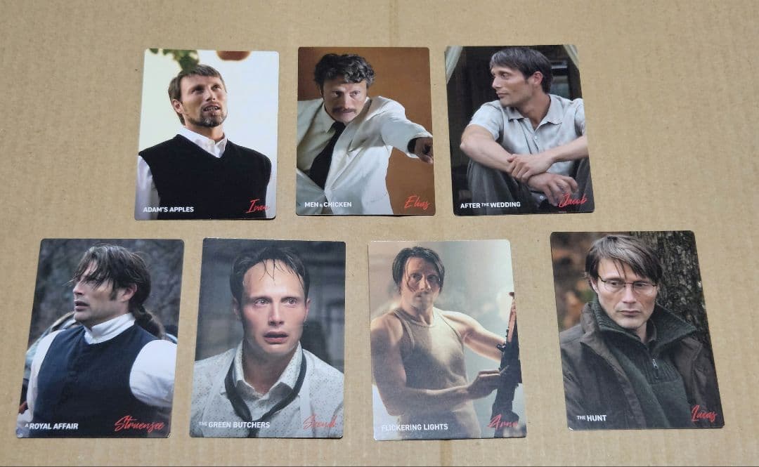 マッツ・ミケルセン　生誕60周年祭　特典　７種　カードセット