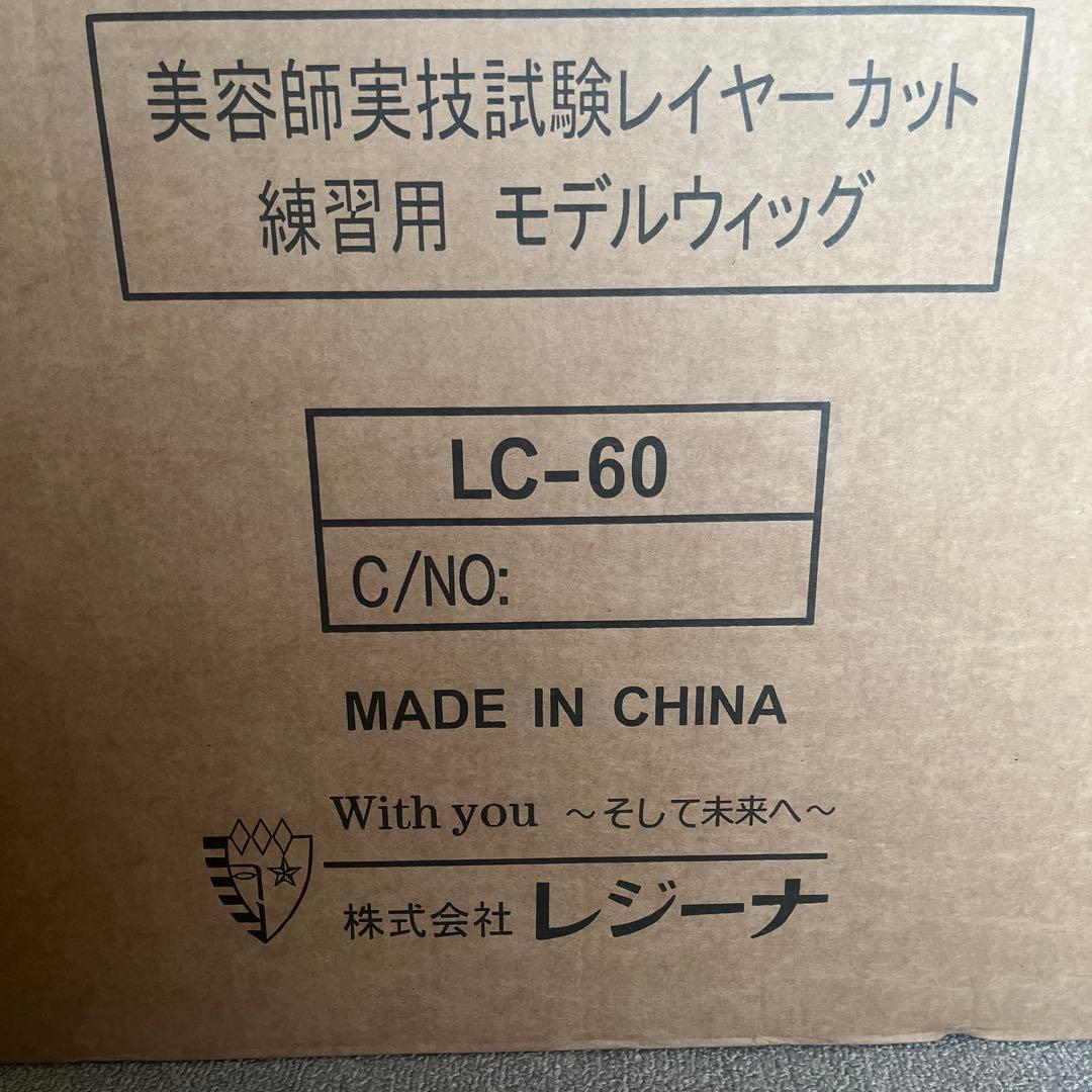 美容師実技試験レイヤーカット 練習用 モデルウィッグ