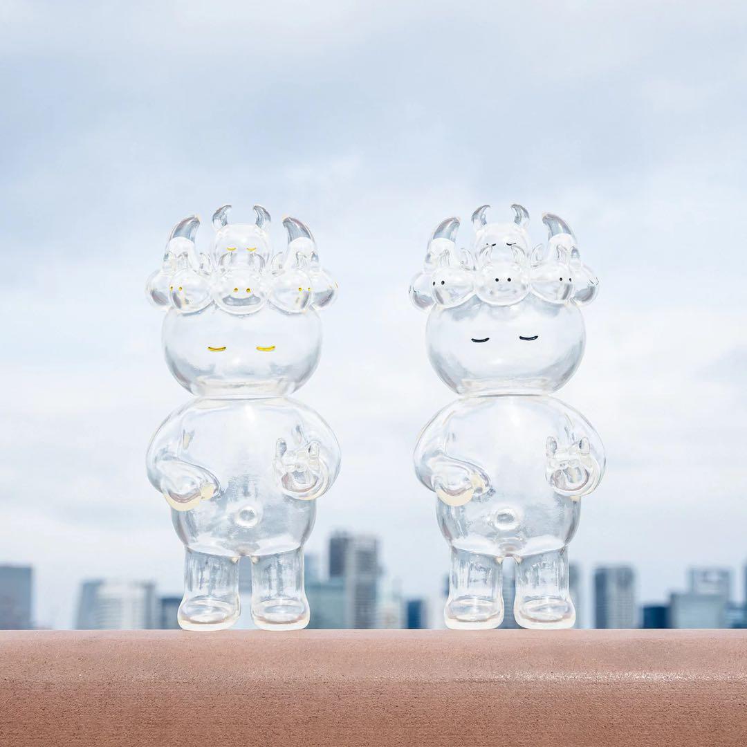 イムイムウアモウ　クリア　黒目/金目セット