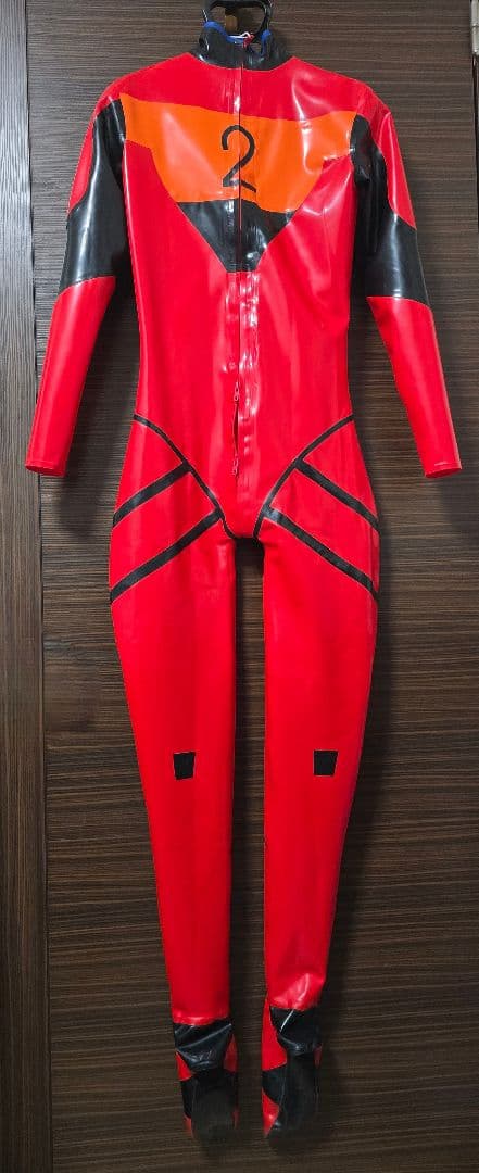 エヴァンゲリオン アスカ ラテックス プラグスーツ Lサイズ