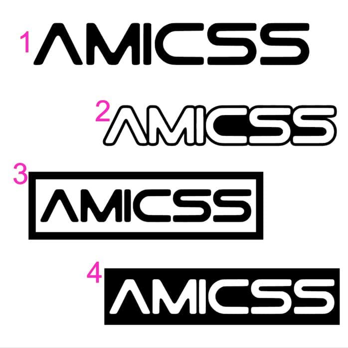 AMICSS　アミックス　ステッカー