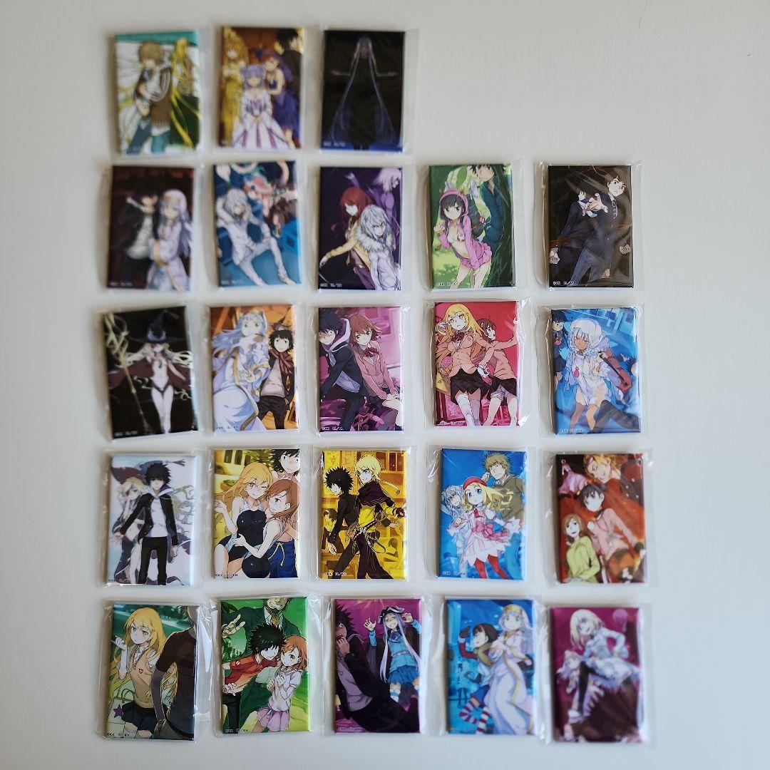 とある魔術の禁書目録　トレーディングスクエア缶バッジ全２３種