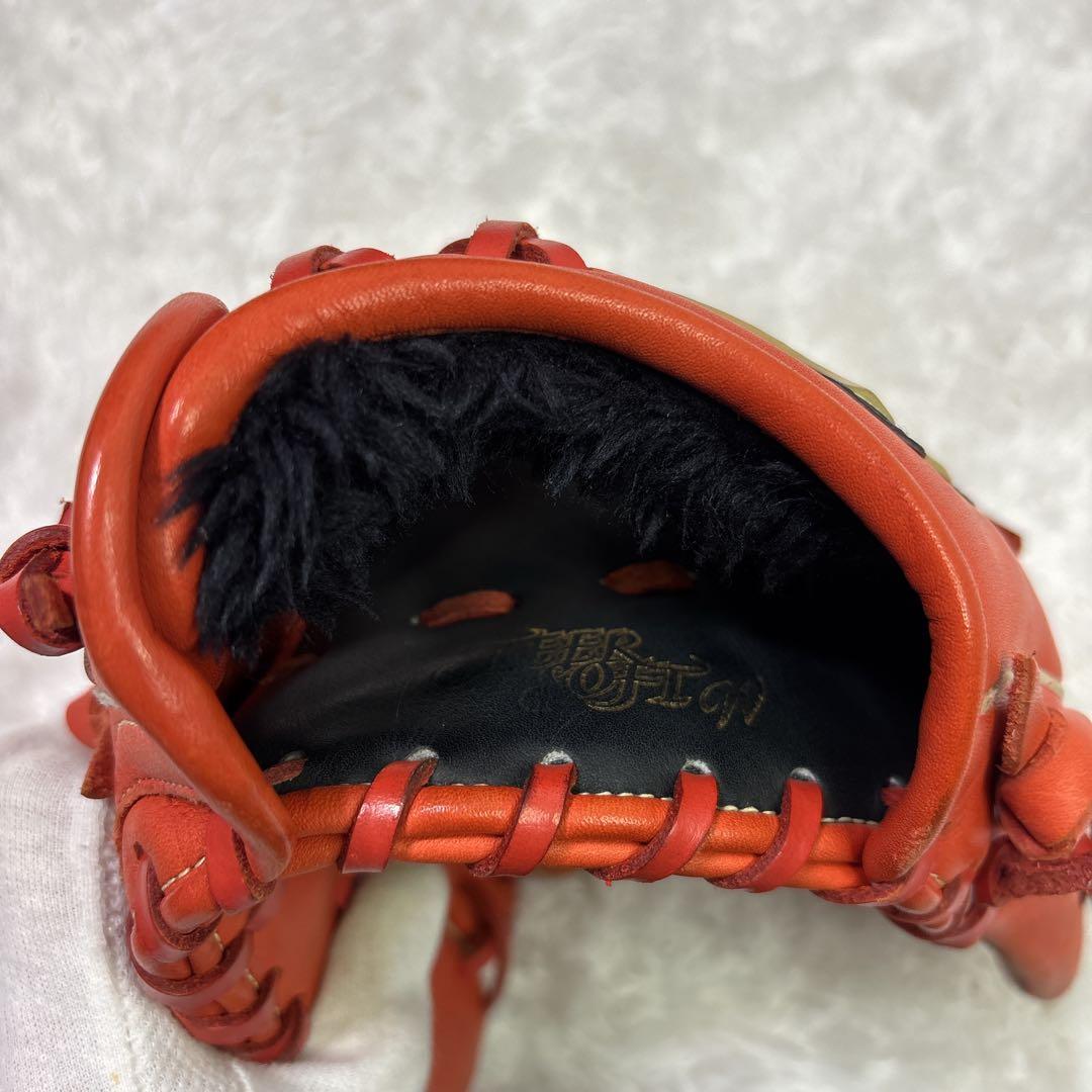 ミズノ セレクトナイン 軟式グローブ　一般　即戦力　オレンジ　大人用　グラブ