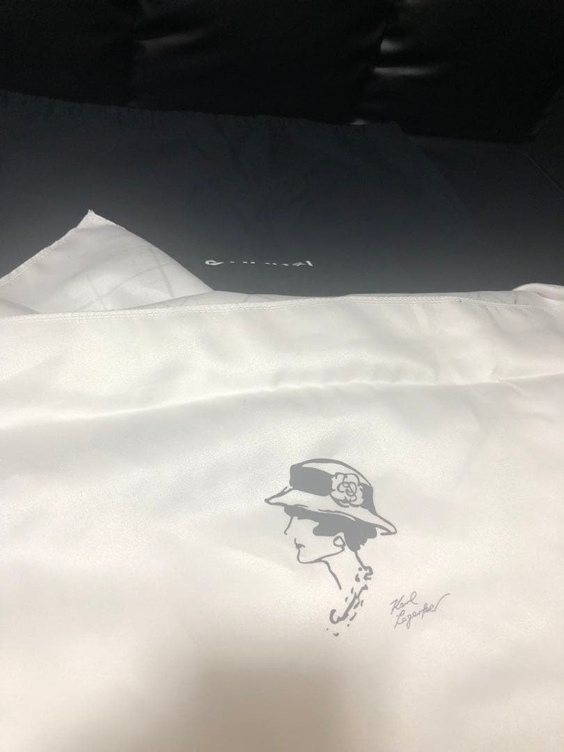 シャネル　バッグ箱　マグネット式箱　保存袋