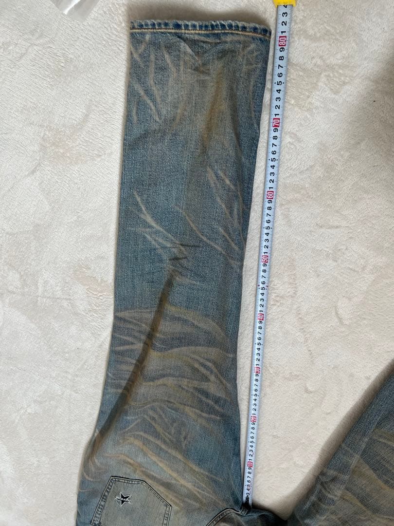 Supreme regular jean dirty indigo デニム