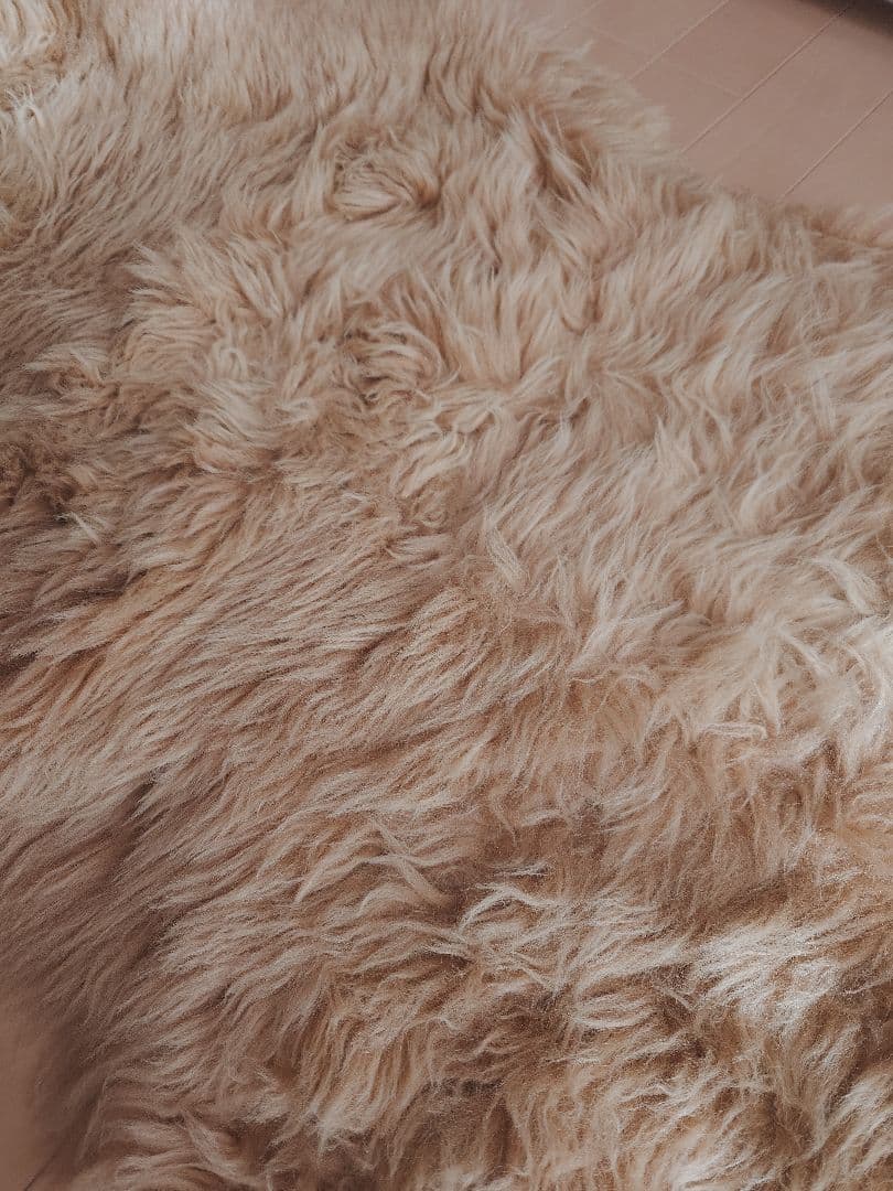 ムートンラグ　ムートンフリース　2匹