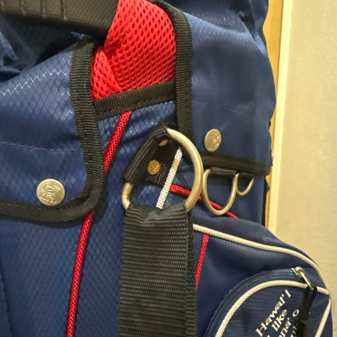 激レア：アロハ・スタンダード　スタンド付きキャディバッグ ネイビー