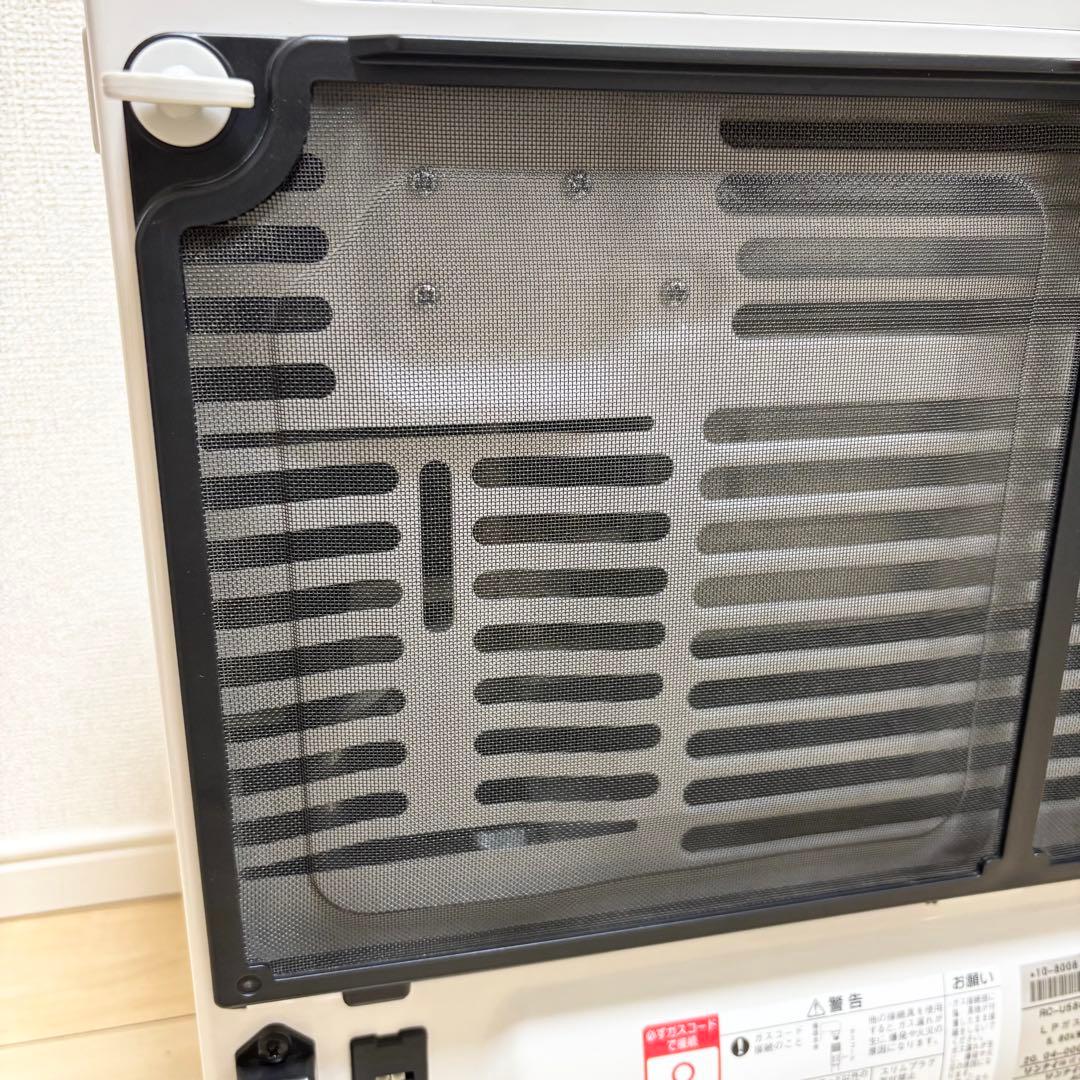 リンナイ RC-U5801E ガスファンヒーター 1.5mガスケーブル付き 美品