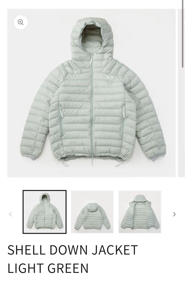 受注限定 FEELS ダウンジャケット 上杉柊平