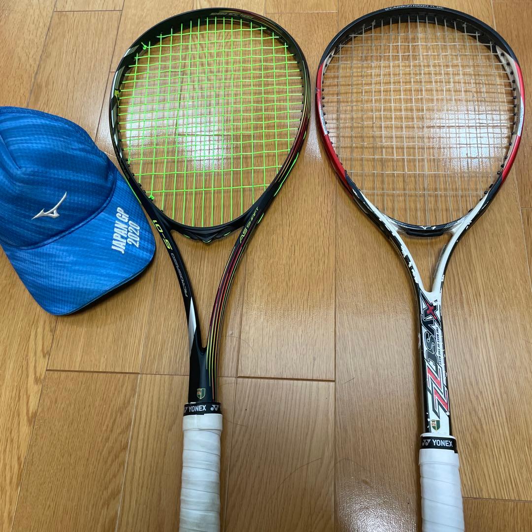 ミズノアクロスピードs01テニスラケット 2本セット　おまけ付き