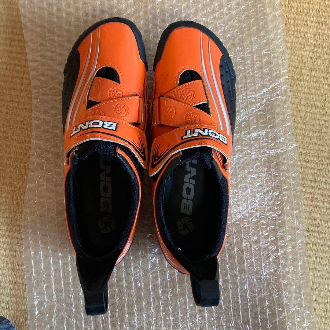BONT 自転車用シューズ オレンジ
