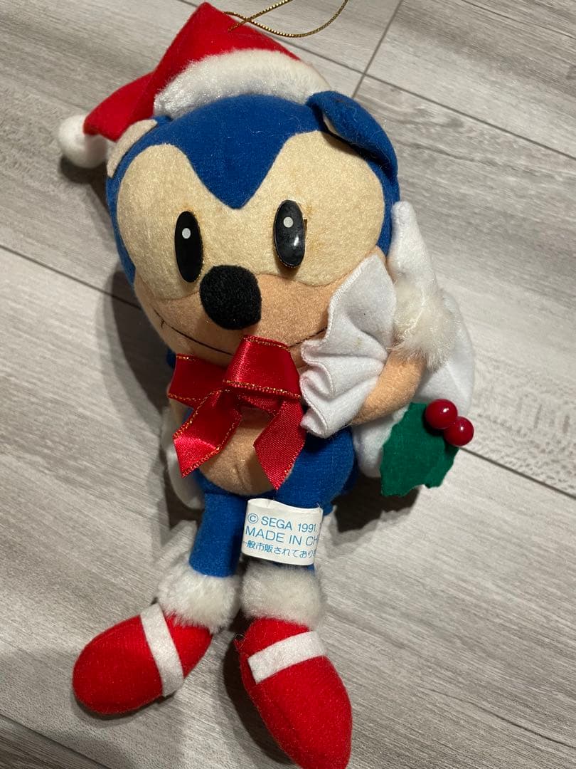 【非売品】セガ　ソニック・ザ・ヘッジホッグ　サンタ3体セット