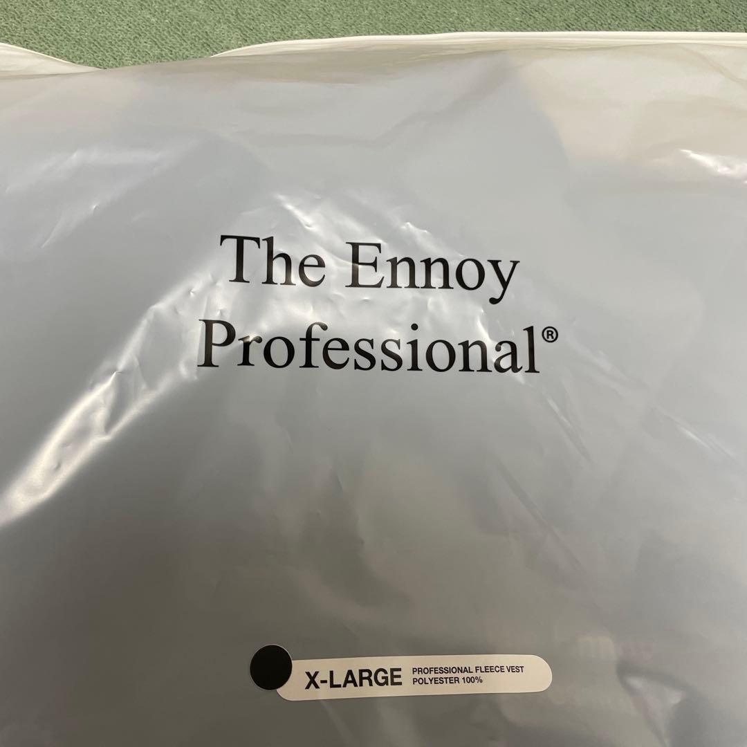トップス ENNOY PROFESSIONAL FLEECE VEST (BLACK)
