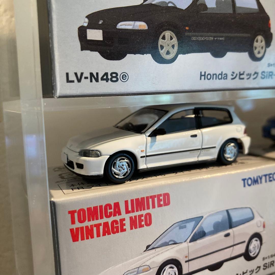 トミカリミテッドヴィンテージネオHondaシビック18台セット　アクリルケース付