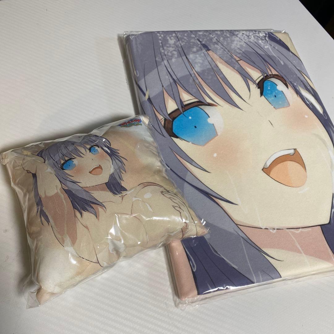 閃乱カグラPBSイーカプコン特典　描きおろしミニクッション&特大バスタオルセット