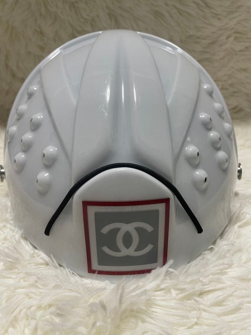 希少　CHANEL シャネル ヘルメット IDENTIFICATION 白