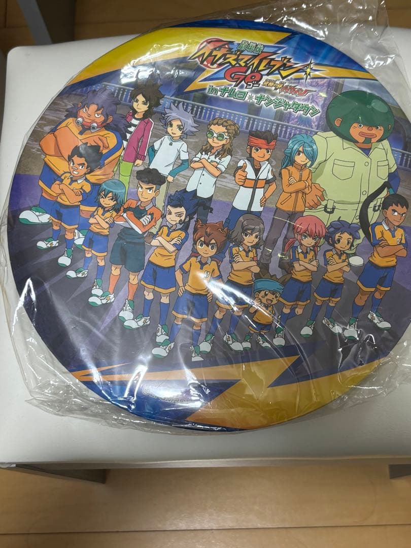 劇場版 イナズマイレブンGO ナンジャタウン 特大 缶バッジ マッハウィンド賞
