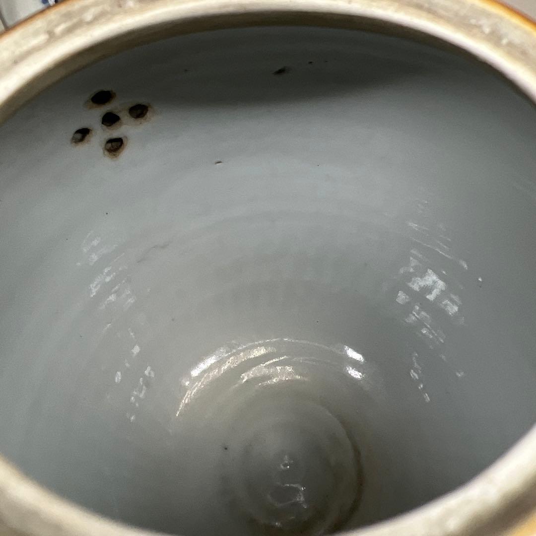 中国清時代　新渡急須　幅約21.5㎝　東Y7-1219☆1F